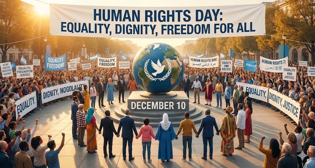 human rights day 2025 theme significance reality check digital rights india