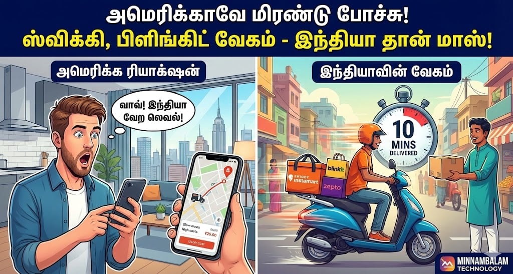 americans impressed by indian delivery apps swiggy blinkit speed quick commerce viral