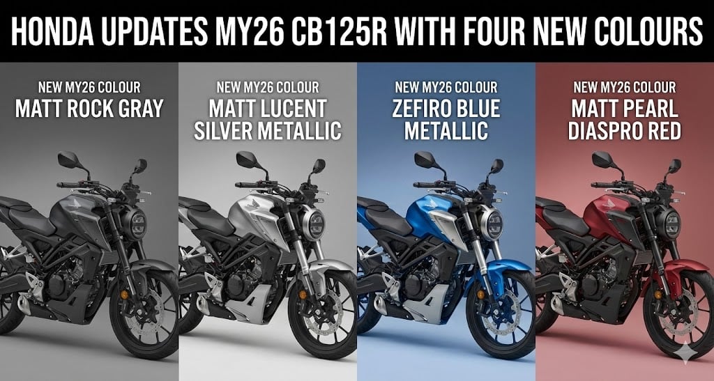 2026 honda cb125r unveiled new colours specs india launch details