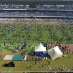 Lathi charge on Messi fans in Kolkata.