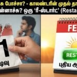 january ends february begins motivation philosophy life goals reset restart tamil article