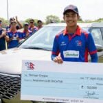 vaibhav sooryavanshi rewards cricketer