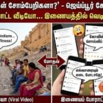 american tourist charlie evans jaipur amber fort lazy indians video controversy tamil article