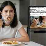 plastic wrapped eating china diet trend health risk