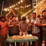 actor lk akshay celebrates sirai success on raawadi movie set viral photos