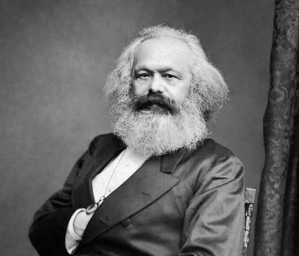 Karl Marx statue in Chennai