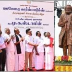 Karl Marx statue in Chennai MK Stalin