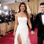 priyanka chopra oscars 2026 red carpet look white dior gown