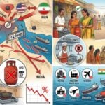 india lpg crisis 2026 strait of hormuz blockade 22 ships stranded rationing
