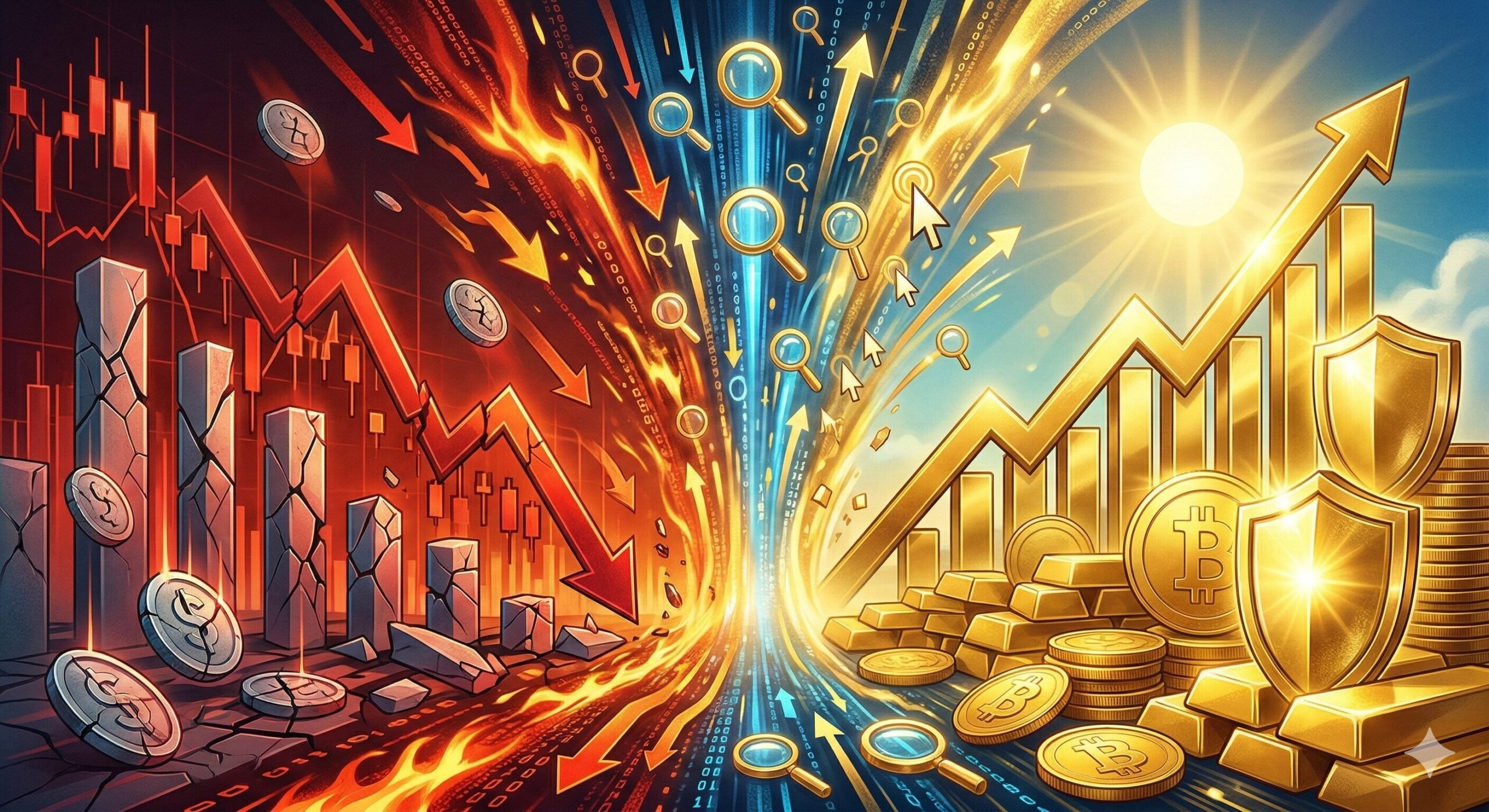 sensex crash triggers gold price surge spike market trends