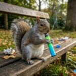 vaping squirrel viral video impact on wildlife 2026