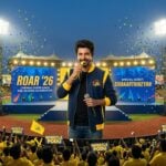 sivakarthikeyan csk roar 26 entry chepauk stadium