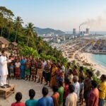rahul gandhi andaman visit great nicobar mega project tribal concerns