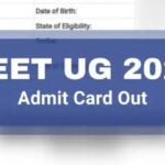 neet ug 2026 admit card download steps