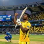 ipl 2026 mi vs csk sanju samson century chennai win wankhede