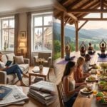 slow travel trends 2026 month long hotel stays yoga retreats india global
