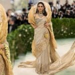 Isha Ambani diamond blouse Gaurav Gupta saree Met Gala 2026 mango bag Subodh Gupta viral news
