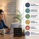 how to set firm work from home boundaries with your boss hybrid work tips