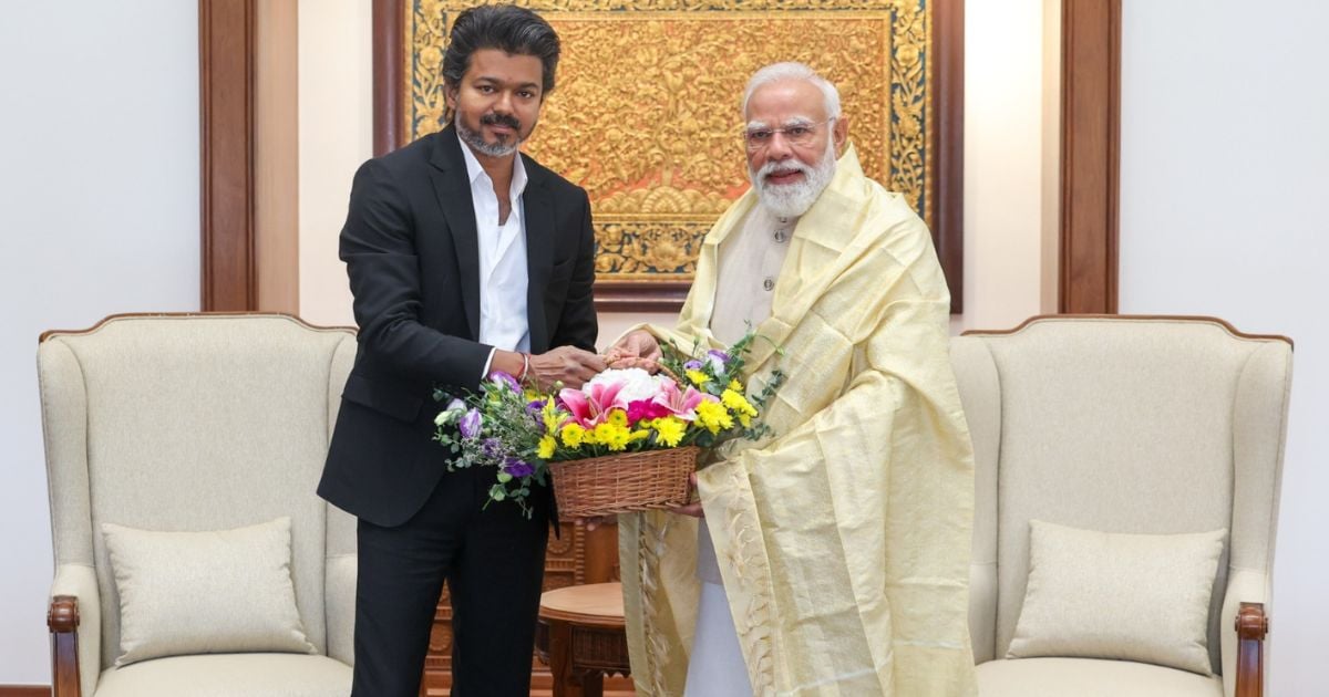 பிரதமர் மோடியை சந்தித்தார் முதல்வர் ஜோசப் விஜய் - PM Modi meets CM Vijay