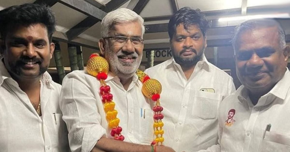 முன்னாள் அமைச்சர் வெல்லமண்டி நடராஜன் தவெகவில் இணைந்தார் - Former Minister Vellamandi Natarajan joins TVK