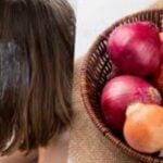 Onion ginger and fenugreek hair mask Reduce hair loss