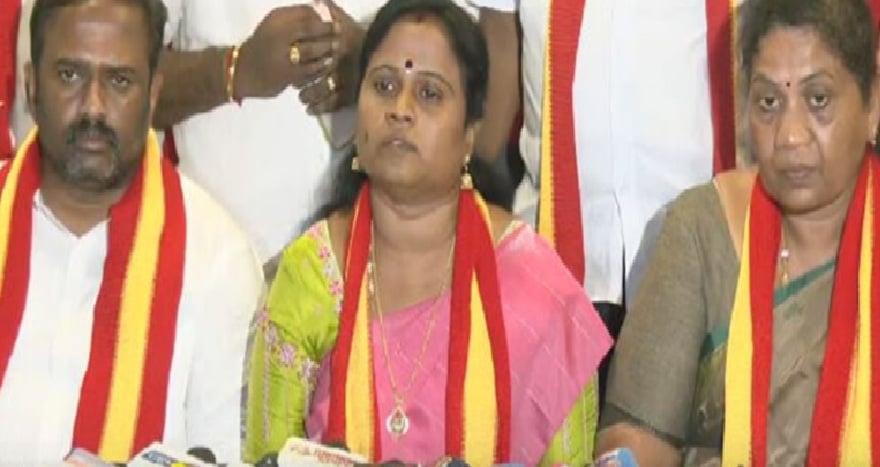 அதிமுக-வை விட்டு விலகி தவெக-வில் இணைந்தது ஏன்? - பனையூரில் மரகத குமராவேல் பேட்டி! Why did you leave AIADMK and join tvk