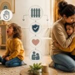 how to hold firm boundaries while validating child big emotions gentle parenting