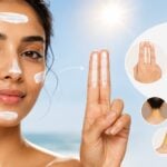 how to use two finger rule sunscreen adequate uv protection guide