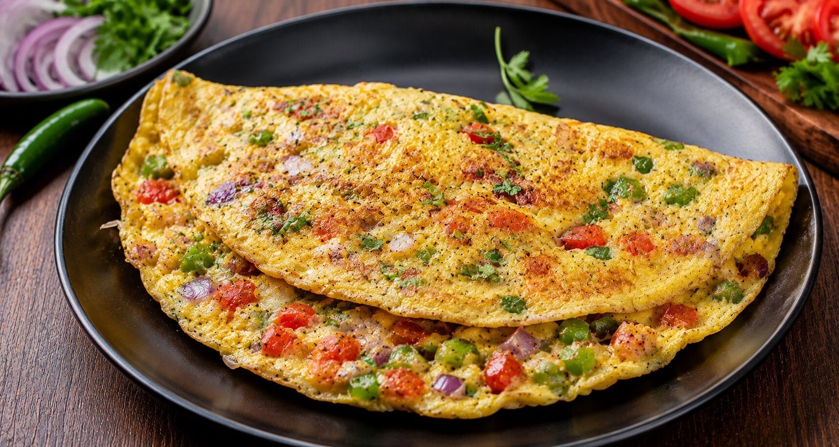 how to make fluffy hotel style masala omelette recipe