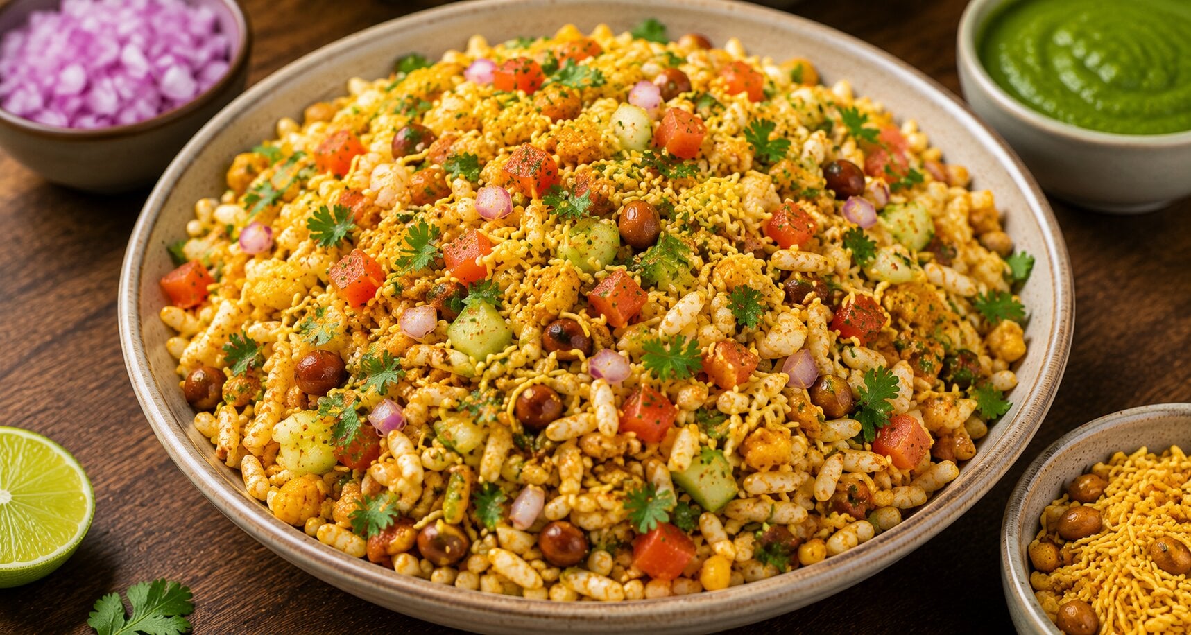 how to make crispy street style bhel puri recipe easy chaat