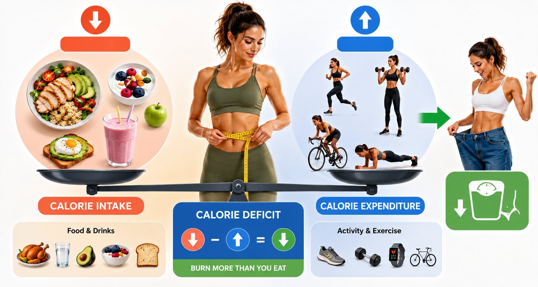 what is a calorie deficit weight loss science explained