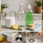 deep cleaning entire home using baking soda white vinegar dish soap diy guide