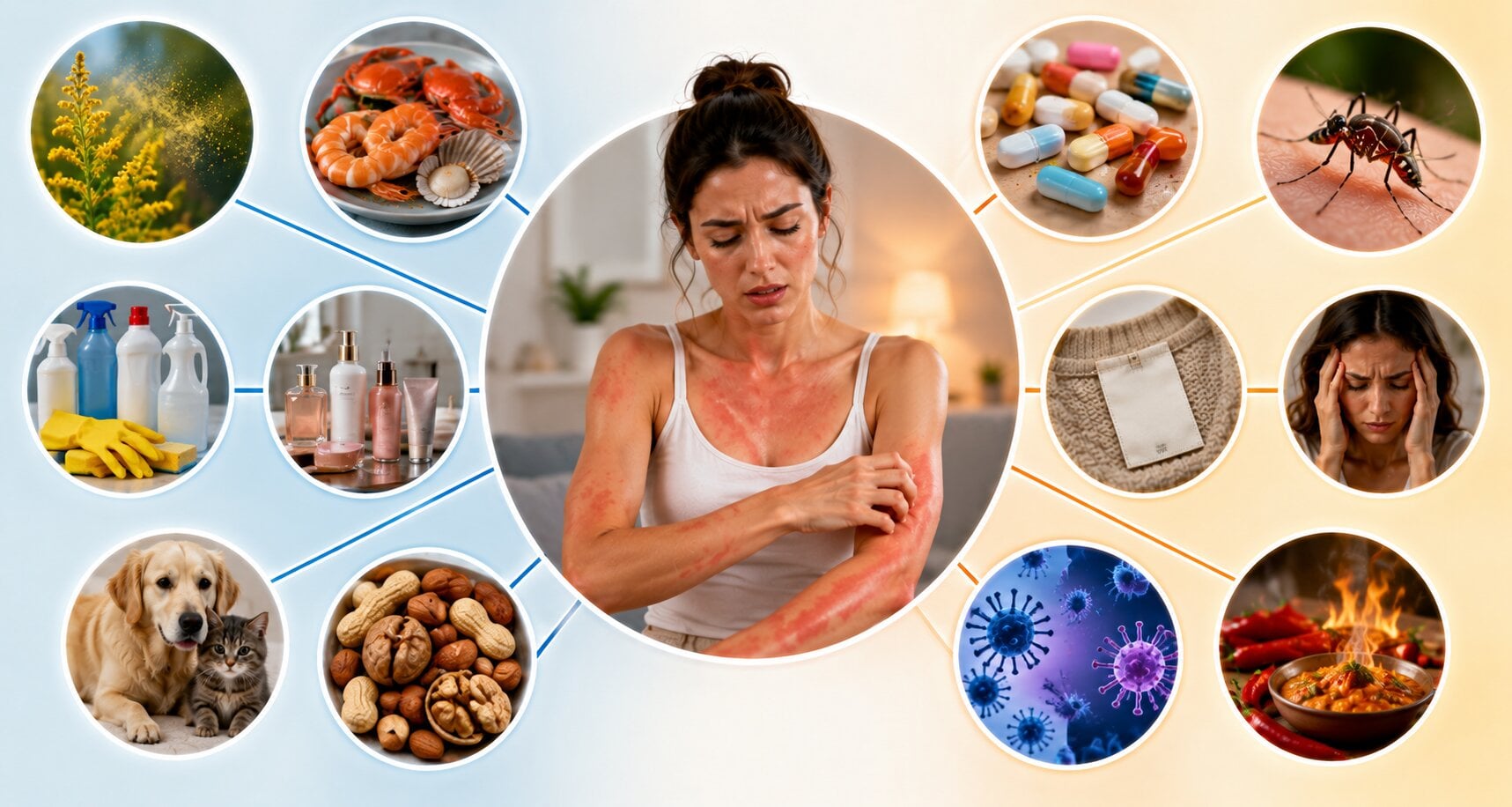 what causes sudden skin rash reasons triggers