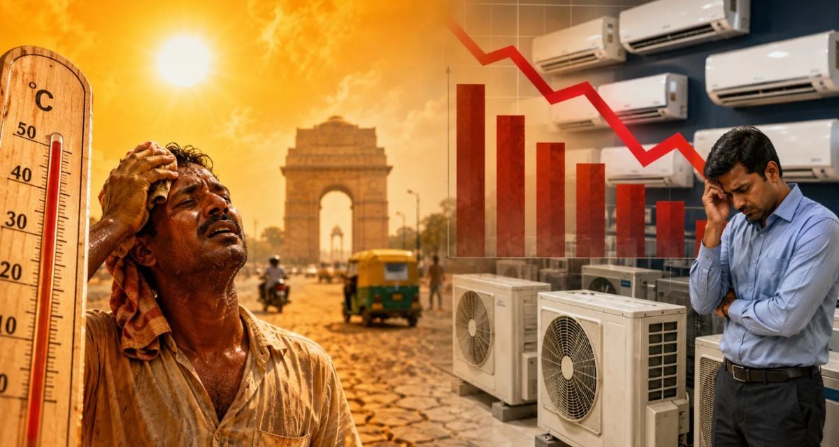 AC sales have declined drastically Due to the storm and rain