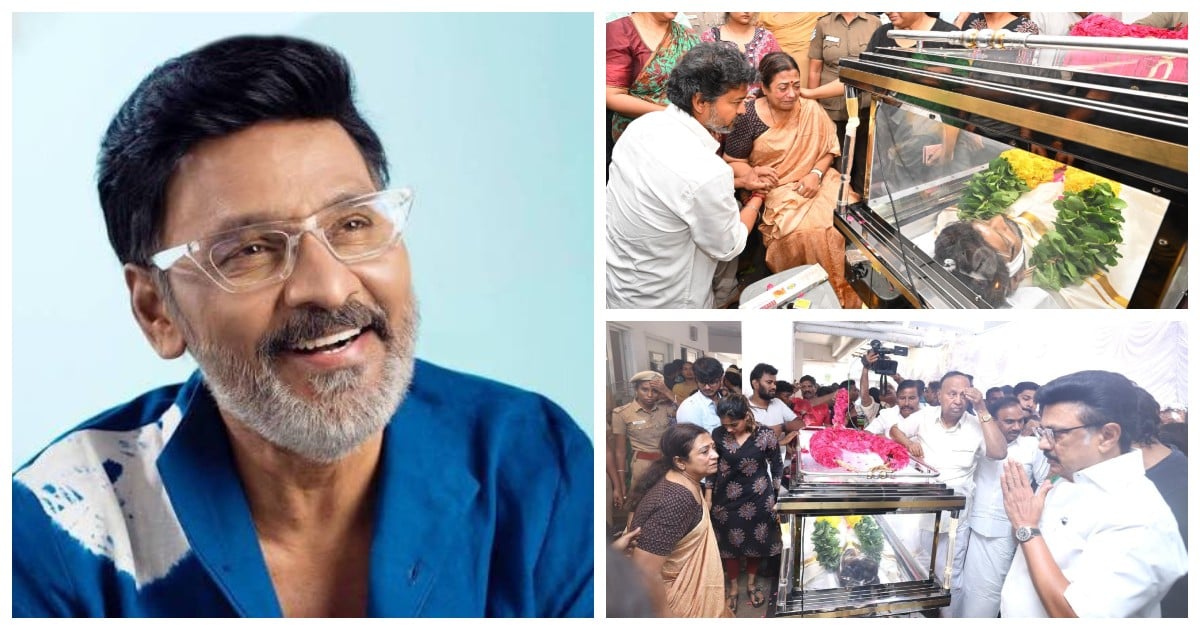 Director K. Bhagyaraj's Final Rites to be Held with Full State Honors Today