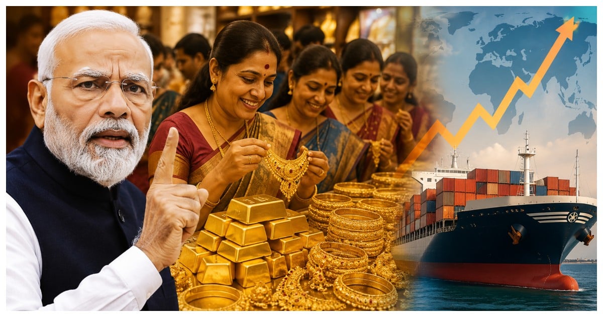மோடியின் எச்சரிக்கை வீண்! தங்கத்தை வாங்கி குவிக்கும் மக்கள் - இறக்குமதி கிடுகிடு உயர்வு! Modi’s Warning Ignored: Gold Imports Surge as Demand Soars