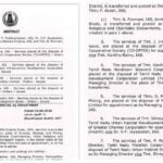 IAS Officers Transferred Including District Collectors of Madurai and Sivaganga
