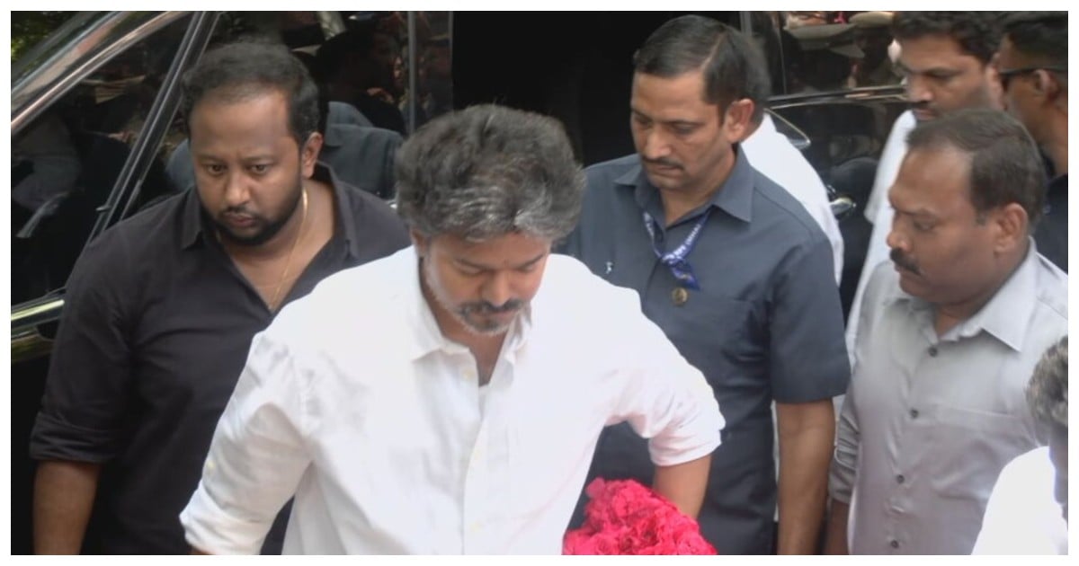 பாக்யராஜ் உடலுக்கு முதல்வர் விஜய் அஞ்சலி CM Vijay Pays Final Respects to Late Director K. Bhagyaraj