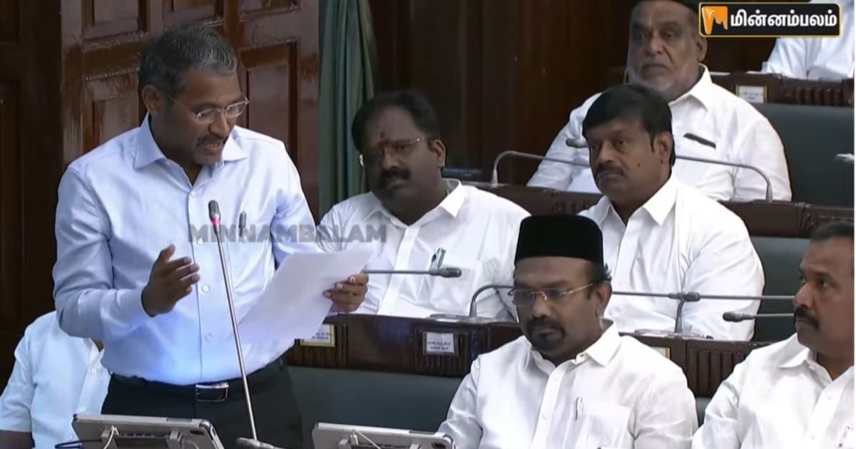 மேகதாது தனித்தீர்மானம்:  Mekedatu issue vck vanni-arasu speech tn assembly