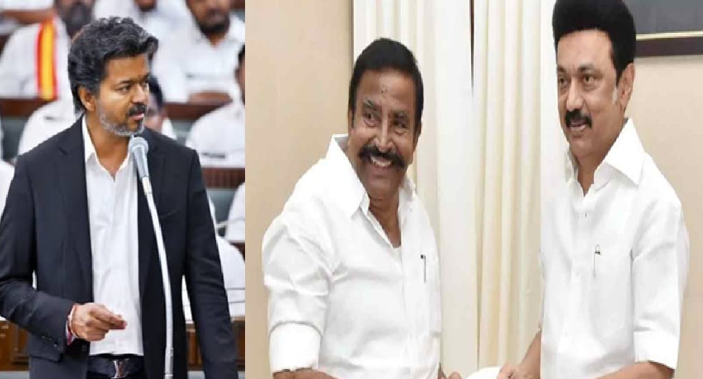 அப்பா விரைவில் சட்டமன்றத்துக்குள் வருவார் : முதல்வர் விஜய்க்கு கே.என்.நேரு பதில்! stalin will soon enter the Legislative Assembly