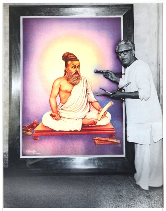 sriram sharma criticizes rangaraj pandey over saffronization of thiruvalluvar