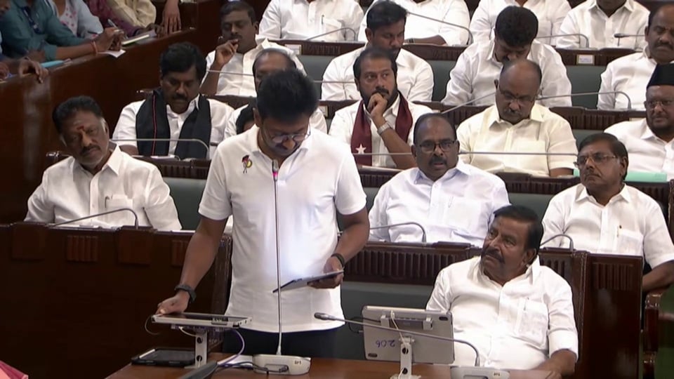 லைவ் கட்… எடிட் செய்யப்பட்ட வீடியோக்கள் : சபாநாயகருக்கு கடிதம் எழுதிய உதயநிதி assembly live udhayanidhi letter