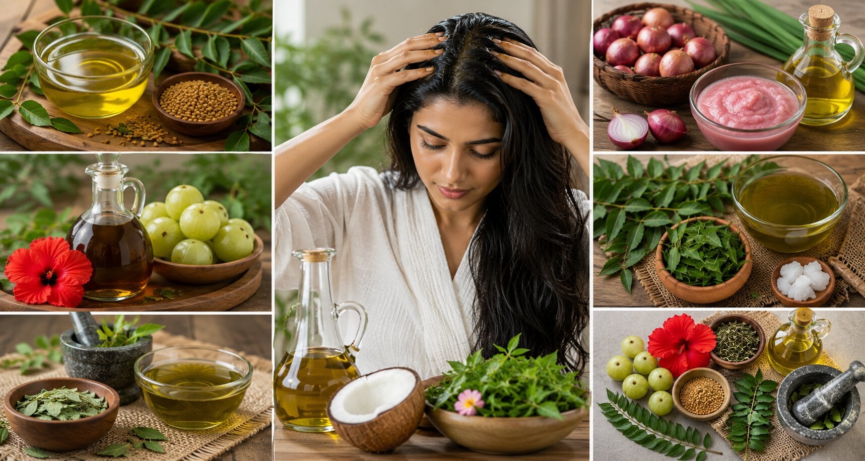 how to prepare traditional herbal hair oils at home naturally for hair growth