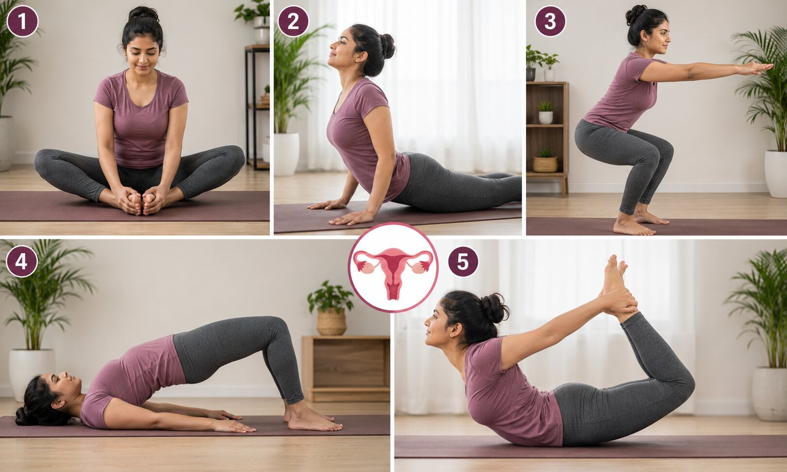 best home exercises yoga asanas cure pcod pcos naturally women