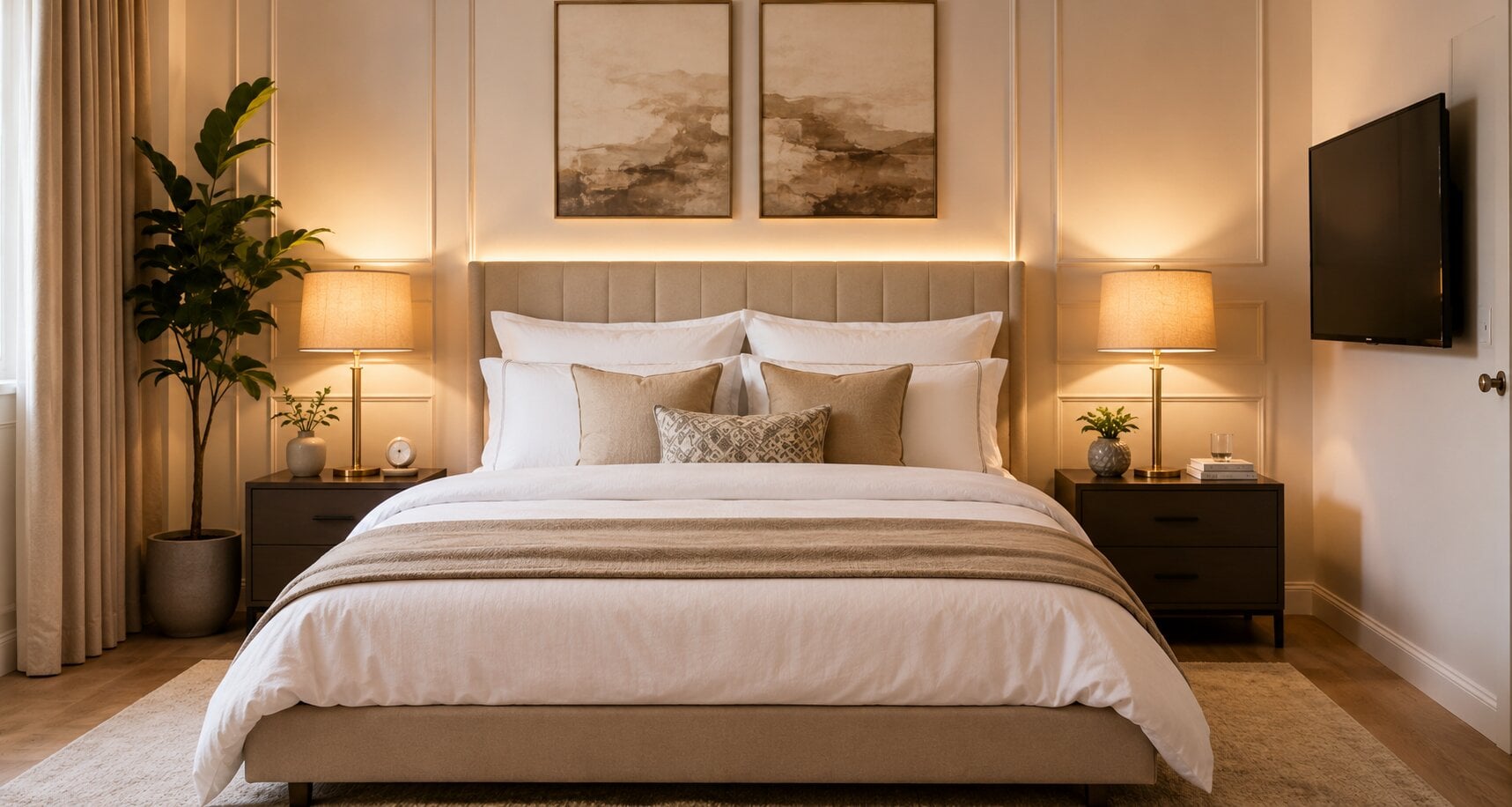 how to make your bedroom ultra luxury look without spending money