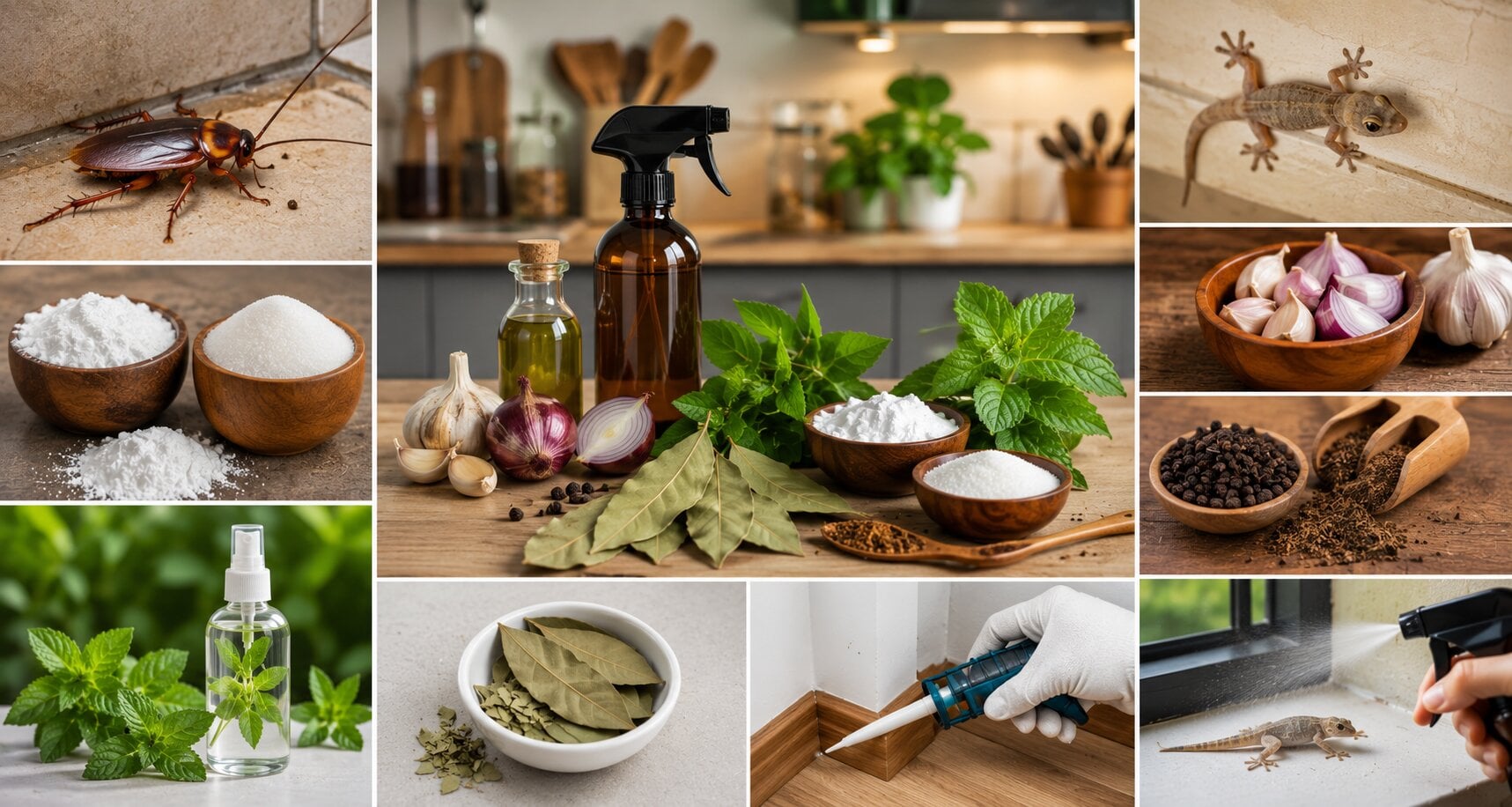 how to get rid of cockroaches and lizards permanently naturally home remedies