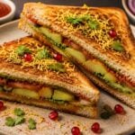 how to make street style bombay vegetable sandwich recipe