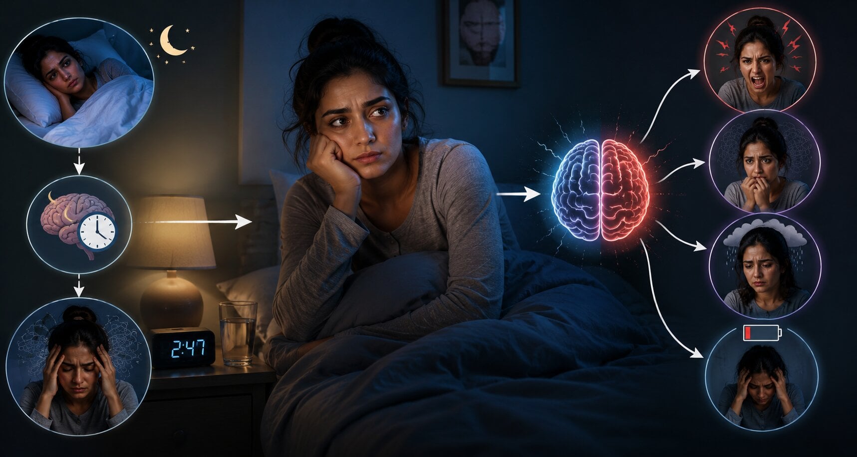 how poor sleep ruins emotional stability brain mechanism