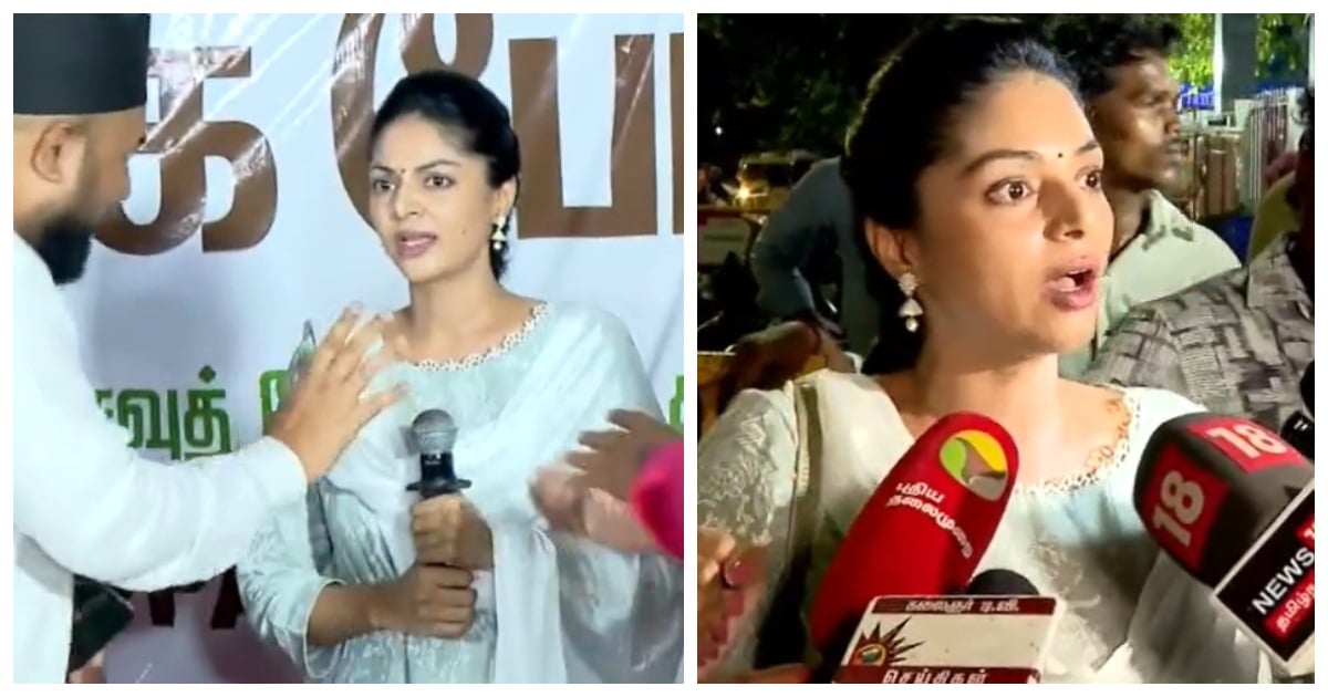 Actress driven out of NEET protest after declaring herself a Vijay fan