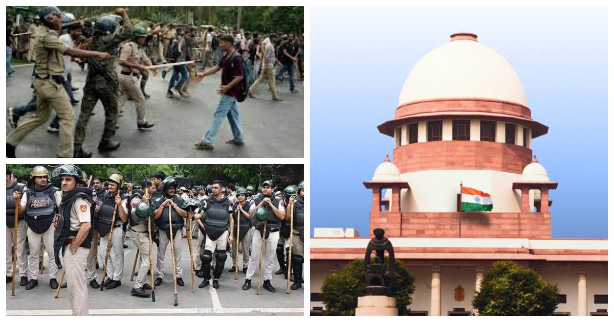 SC Directive on Police Crackdown During Delhi Protests